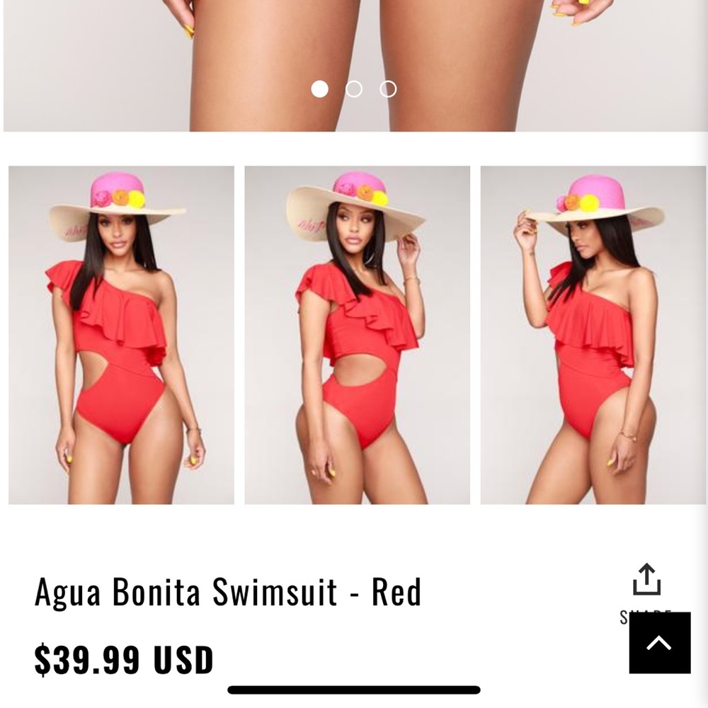 Fashion Nova bathing suit.